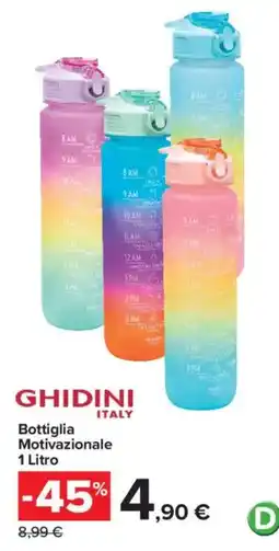 Carrefour Market Bottiglia Motivazionale GHIDININI offerta