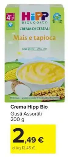 Carrefour Market Crema Hipp Bio offerta