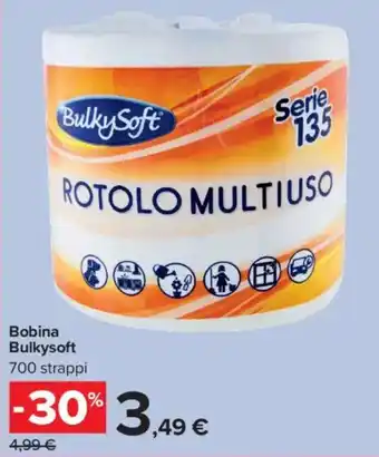 Carrefour Market Bobina Bulkysoft offerta
