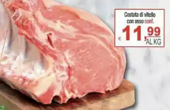 CTS Supermercati Costata di vitello con osso offerta