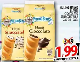 Il Genio Supermercato Mulino bianco flauti cioccolato stracciatella offerta