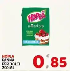 Premium Supermercati Hopla panna per dolci offerta