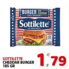 Premium Supermercati Sottilette cheddar burger offerta
