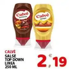 Premium Supermercati Calvé salse top down linea offerta