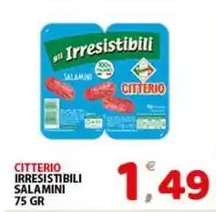 Premium Supermercati Citterio irresistibili salamini offerta