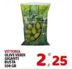 Premium Supermercati Vittoria olive verdi giganti busta offerta