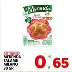 Premium Supermercati Citterio merenda salame milano offerta