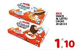 Premium Supermercati Milk snack al latte/ cacao offerta
