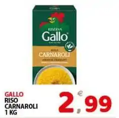 Premium Supermercati Gallo riso carnaroli offerta