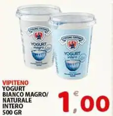 Premium Supermercati Vipiteno yogurt bianco magro/ naturale intero offerta