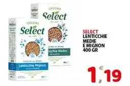 Premium Supermercati Select lenticchie medie e mignon offerta