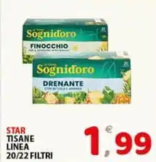 Premium Supermercati Star tisane linea offerta