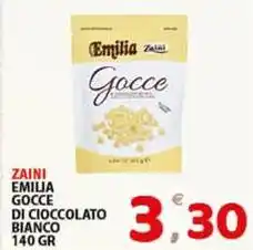 Premium Supermercati Zaini emilia gocce di cioccolato bianco offerta