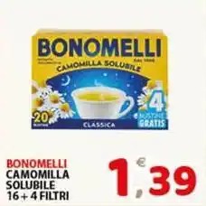 Premium Supermercati Bonomelli camomilla solubile offerta