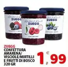 Premium Supermercati Zuegg confettura amarena/ visciole/mirtilli e frutti di bosco offerta