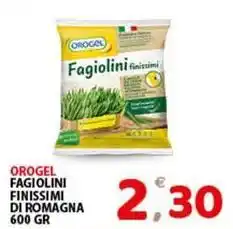 Premium Supermercati Orogel fagiolini finissimi di romagna offerta