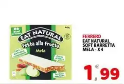 Premium Supermercati Ferrero eat natural soft barretta mela offerta