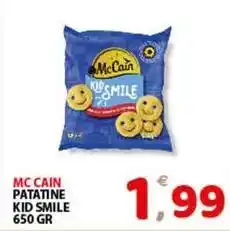 Premium Supermercati Mccain patatine kid smile offerta