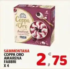 Premium Supermercati Sammontana coppa oro amarena fabbri offerta