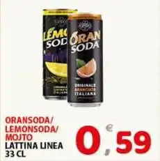 Premium Supermercati Oransoda/ lemonsoda/ mojto lattina linea offerta