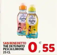 Premium Supermercati San benedetto the deteinato pesca/limone offerta