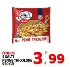 Premium Supermercati Findus 4 salti penne tricolore offerta