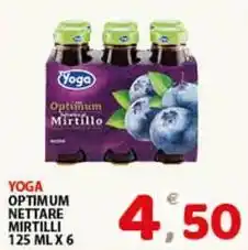 Premium Supermercati Yoga optimum nettare mirtilli offerta