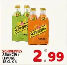 Premium Supermercati Schweppes arancia/ limone offerta