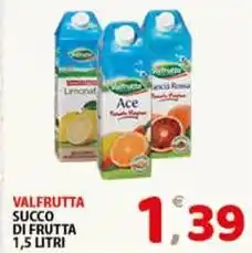 Premium Supermercati Valfrutta succo di frutta offerta