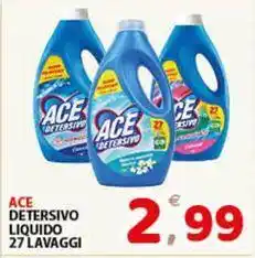 Premium Supermercati Ace detersivo liquido offerta