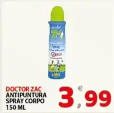 Premium Supermercati Doctor zac antipuntura spray corpo offerta