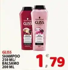 Premium Supermercati Gliss shampoo/ balsamo offerta