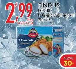 Crai Findus croccole offerta