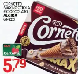 Crai Cornetto max nocciola ecioccolato Algida offerta