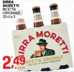 Crai Birra moretti ricetta originale offerta
