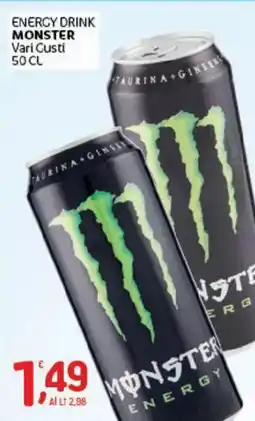 Crai Energy drink Monster offerta