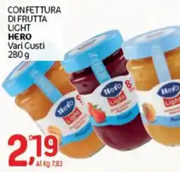 Crai Confettura di frutta light Hero offerta