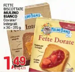 Crai Fette biscottate Mulino Bianco offerta