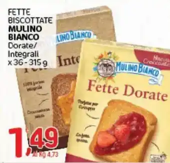 Crai Fette biscottate Mulino Bianco offerta