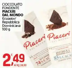 Crai Cioccolato fondente Piaceri dal Mondo offerta
