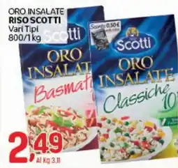 Crai Oro insalate Riso Scotti offerta