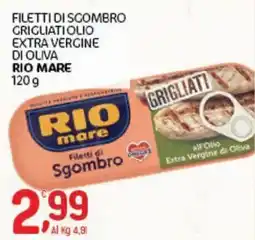 Crai Filetti di scombro grigliatiolio extra vergine di oliva Rio Mare offerta