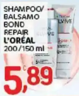 Crai Shampoo balsamo bond repair L'Oréal offerta