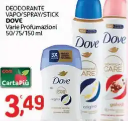 Crai Deodorante vapo/spray/stick Dove offerta