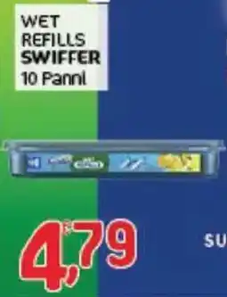 Crai Wet refills Swiffer offerta