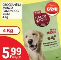 Crai Croccantini manzo randy doc Crai offerta