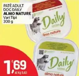 Crai Patè adult dog daily Almo Nature offerta