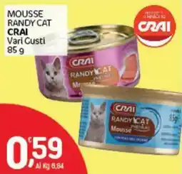 Crai Mousse randy cat Crai offerta