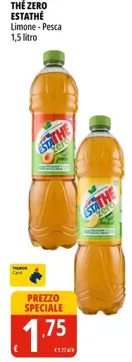 Tigros Thé zero Estathé offerta