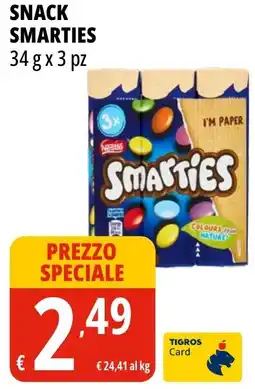 Tigros Snack Smarties offerta